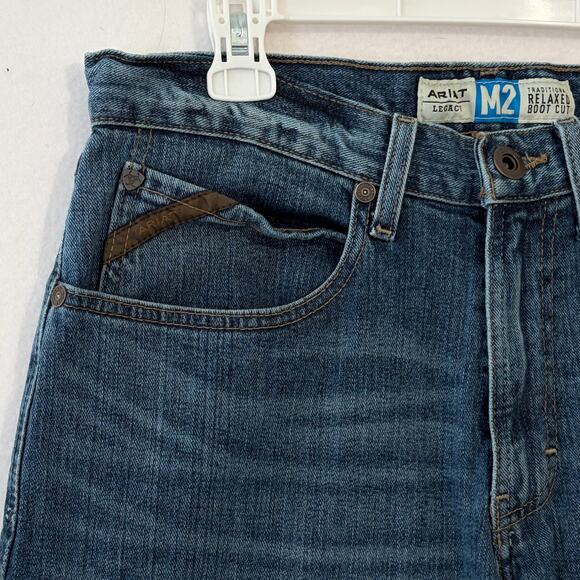 Ariat Traditional Relaxed Bootcut Jeans Mens 31x34 Brandon Legacy M2 - Picture 8 of 9